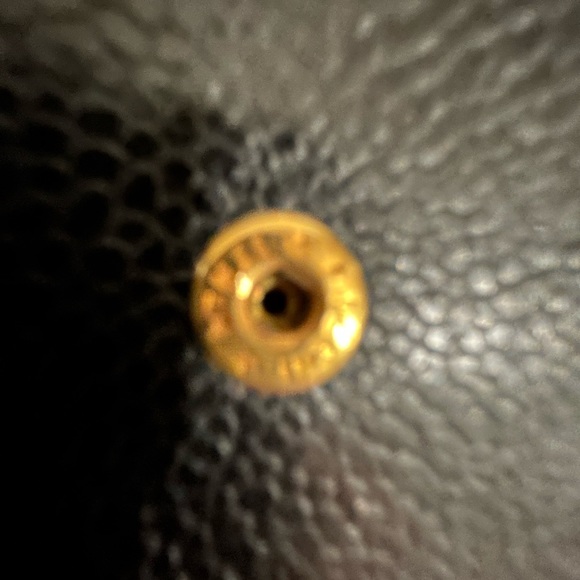 Authentic Rare Chanel Black Caviar Leather CC Case Pouch Card Holder Key Chain - Picture 6 of 14